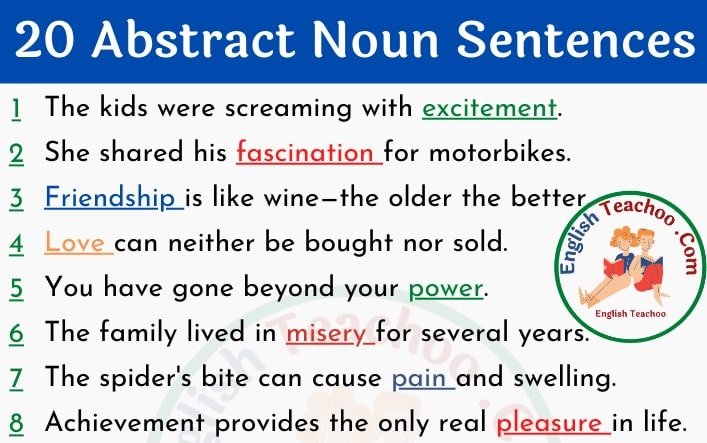 20 Examples of Abstract Noun Sentences-2-min