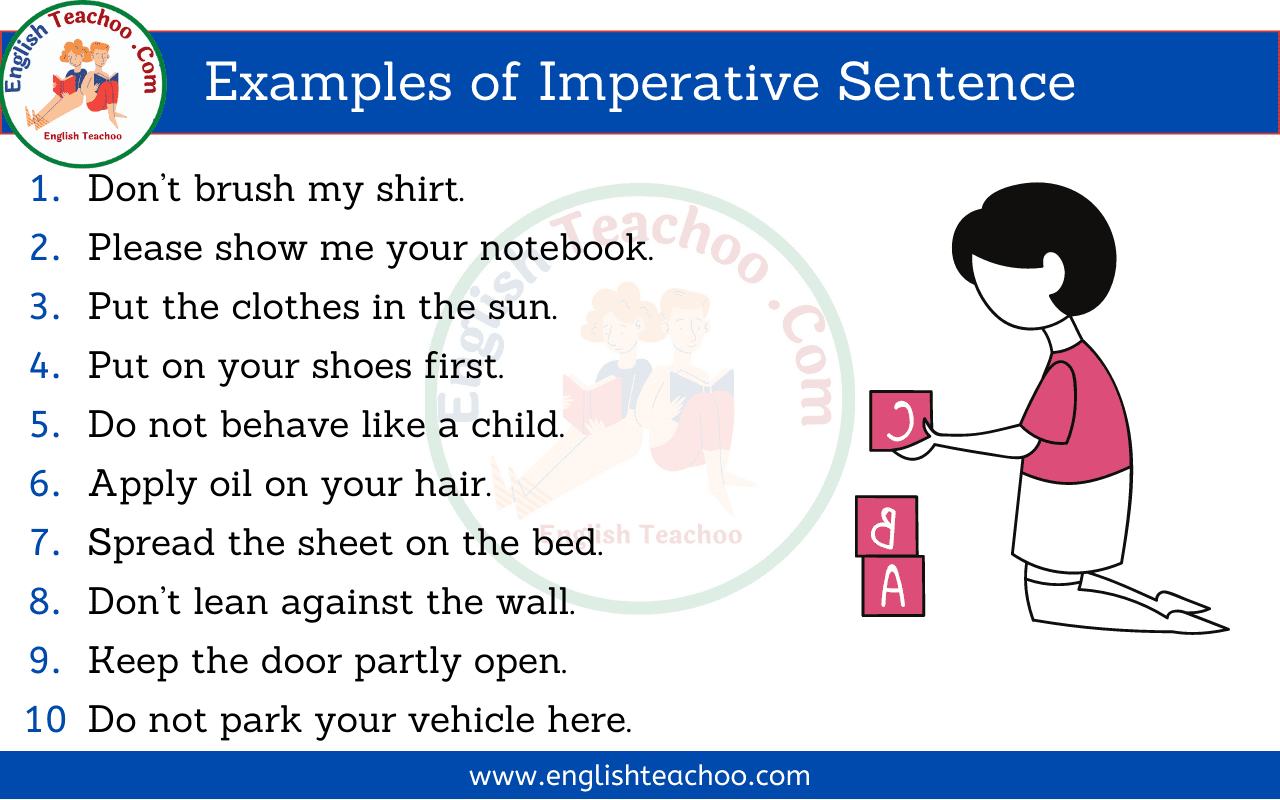 20 Examples of Imperative Sentence