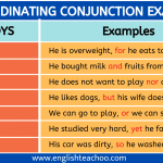 7 Coordinating Conjunction Examples