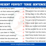 20 Examples of Present Perfect Tense Sentences