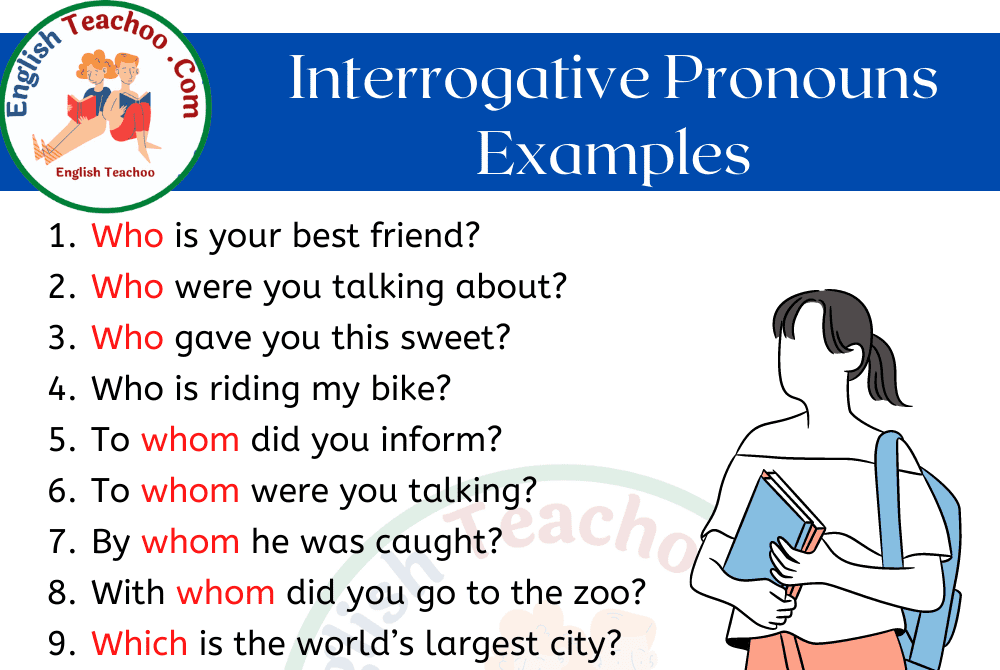 20 Examples Of Interrogative Pronouns EnglishTeachoo