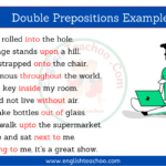 Examples of Double Prepositions