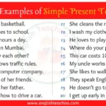 10 Examples of Simple Present Tense In Sentences | Simple Present Tense Sentence Examples
