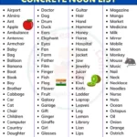 100 Examples of Concrete Noun Examples List